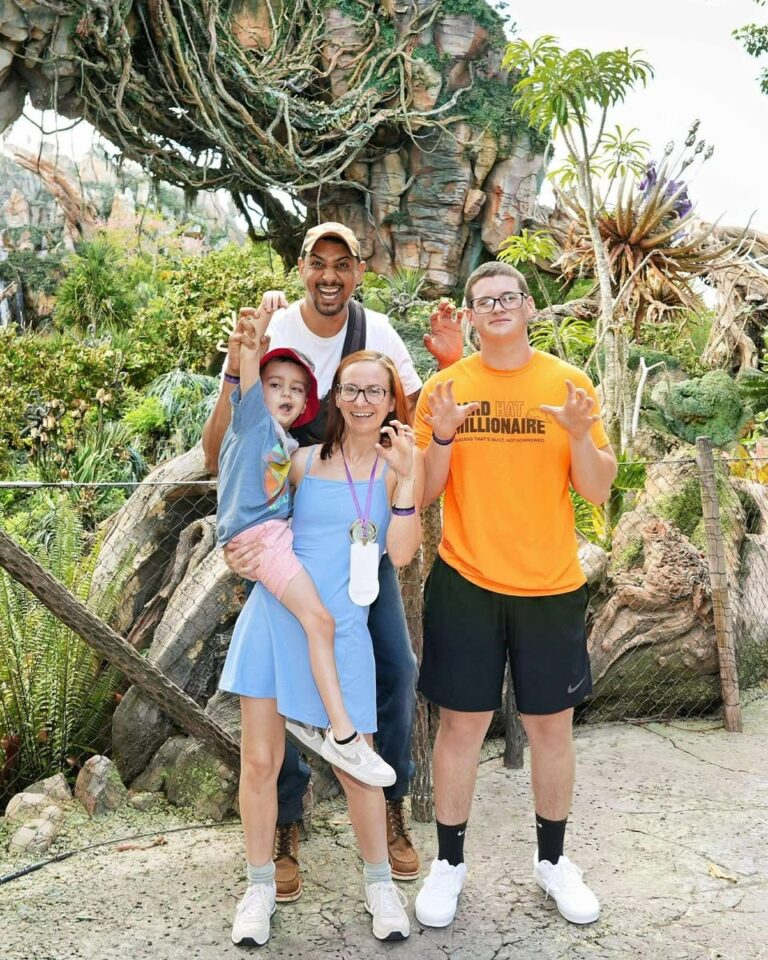 Ayven and Family at Disney's Animal Kingdom