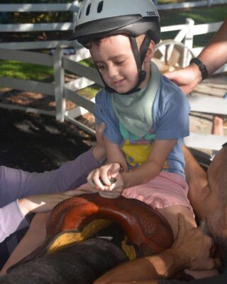 Ayven's first pony ride