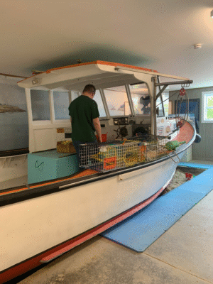 Brayden touring one of the many museums in Bar Harbor