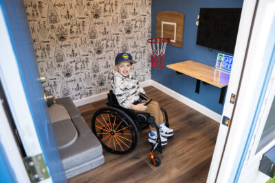 Owen in his very own clubhouse