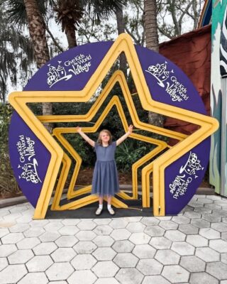 The star of the show - Molly - at Give Kids the World