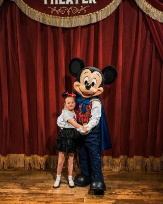 Molly with Mickey Mouse