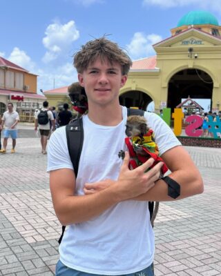 Hayden and his new best friends