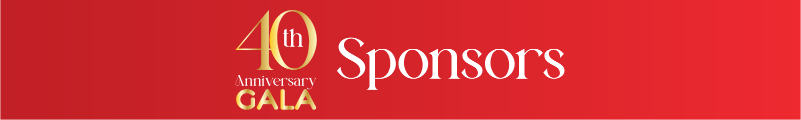 2026 40th Anniversary Gala Sponsors